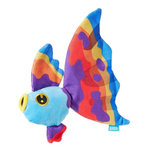 Bark Thrash It! Under The Seams Fish Soft Toy for Small Dogs - Picture 1 of 5
